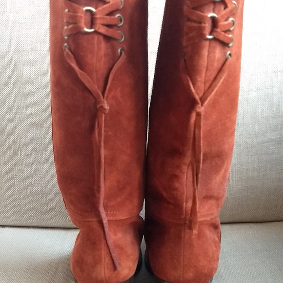 Vintage COACH suede boots *GoRgEoUs* - Picture 6 of 8